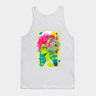 Modern woman in pop-art style Tank Top